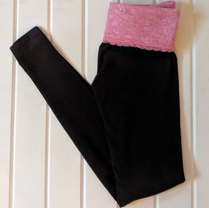 Victoria's Secret Skinny Lace Yoga Pants